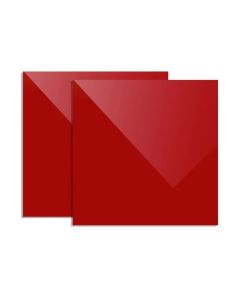 3mm Ture Red Acrylic Sheet（Opaque,Glossy)