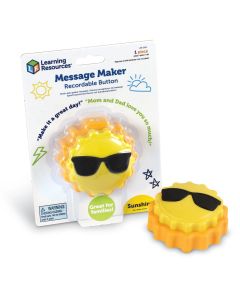 Message Maker Recordable Button - Sun