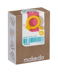 Makedo MINI-TOOL - 4.2x3.0x1.1in Box 12pc MINI-TOOL