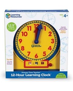 Primary Time Teacher™ 12-Hour Demonstration Learning Clock®
