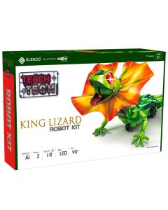 Teach Tech King Lizard Robot (Build An Interactive Lizard) Kit
