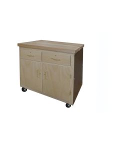 Hann WRB-2 Two Door and Two Drawer Storage Mobile Shop Cart 24 x 36